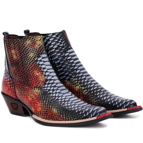 bota masculina cano curto country