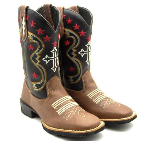 bota texana com cruz