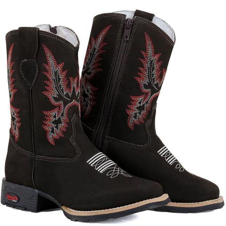 bota infantil texana