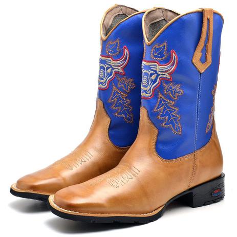 bota texana cano longo