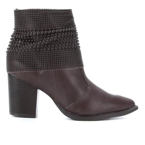 Bota Via Uno Aplique Bico Fino Feminina - Bota Feminina - Magazine Luiza