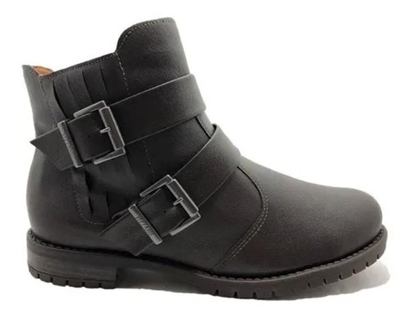 bota vizzano cano curto marrom