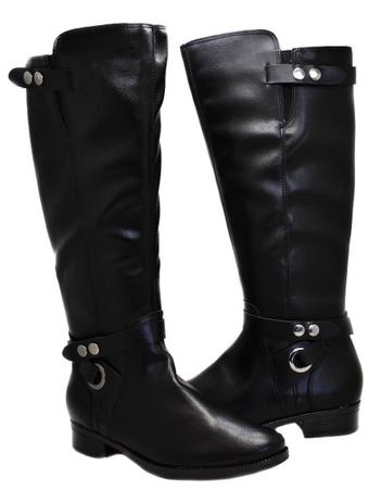 Bota Vizzano Feminina Montaria Preta Menor preço em Bota Vizzano Feminina Montaria Preta