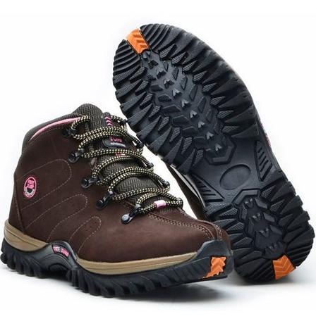 Botas Femininas De Couro Adventure De Cano Curto Tenis Caminhada TRILHA  TRAIL R2206 - Avenida SHOP - Tênis Feminino - Magazine Luiza