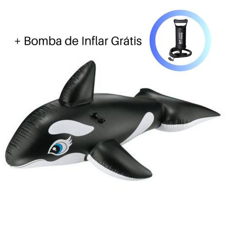Bote Baleia Inflável Bóia Gigante Piscina Com Alça e Bomba - Intex Menor preço em Bote Baleia Inflável Bóia Gigante Piscina Com Alça e Bomba - Intex