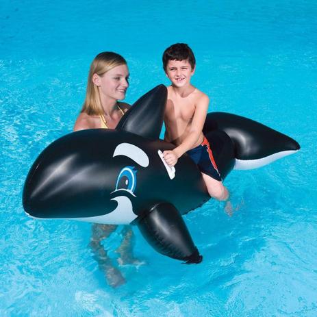 Bote Boia Inflável Baleia Gigante 193 Com Alça - Intex 58561 Menor preço em Bote Boia Inflável Baleia Gigante 193 Com Alça - Intex 58561