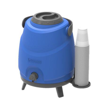 Botijão Garrafão Térmico Aspen 9 Litros Estacionário com Porta Copos e Tripé - Soprano Menor preço em Botijão Garrafão Térmico Aspen 9 Litros Estacionário com Porta Copos e Tripé - Soprano