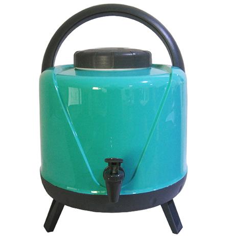 Botijao termico arezzo verde com torneira + pe e alca 5l - Unitermi Menor preço em Botijao termico arezzo verde com torneira + pe e alca 5l - Unitermi