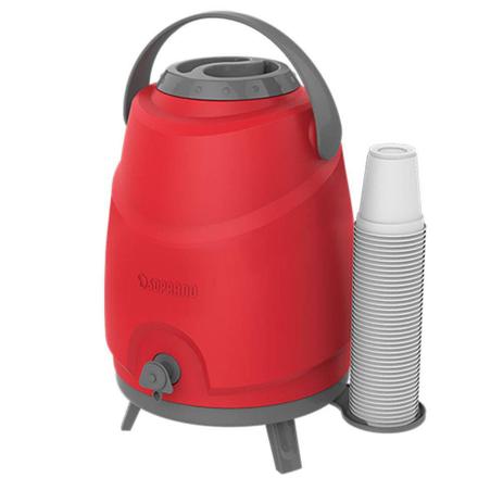 Botijão Térmico Aspen 9 Lt Porta Copos Vermelho Soprano é ruim? Botijão Térmico Aspen 9 Lt Porta Copos Vermelho Soprano é boa?