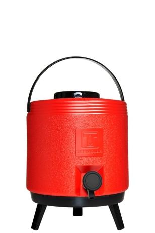 Botijão Térmico com Torneira Maxitermo 8L Vermelho - Termolar (Cód. 3805) Menor preço em Botijão Térmico com Torneira Maxitermo 8L Vermelho - Termolar (Cód. 3805)
