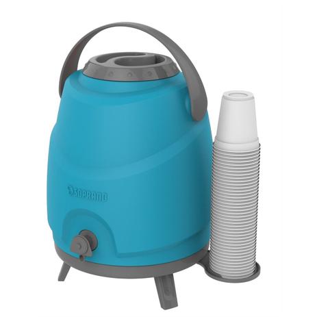 Botijão Térmico Estacionário Torneira Aspen 12l Soprano Azul Menor preço em Botijão Térmico Estacionário Torneira Aspen 12l Soprano Azul