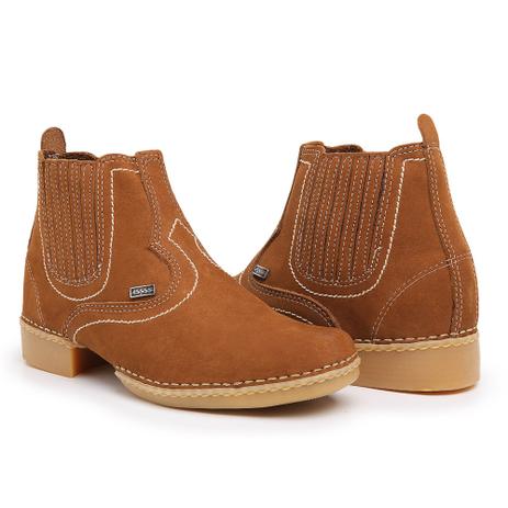Botina 4ssss costurada a mão em couro masculina conforto nc - 4Ssss Calçados - Bota Masculina - Magazine Luiza