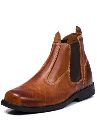 botas de couro masculina para trabalho