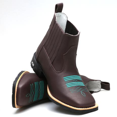 Botina Bota Feminina Texana Country Cano curto Bico Quadrado - RB BOTAS Menor preço em Botina Bota Feminina Texana Country Cano curto Bico Quadrado - RB BOTAS
