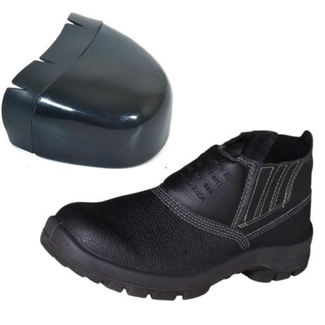 Botina Bota Segurança EPI Proteção Bico Plástico Trabalho Obra Mecânica  Geral Original - Effe - Bota de Segurança - Magazine Luiza