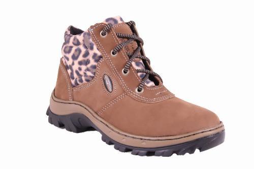 Botina De Segurança Feminina Bico PVC taupe Onça Ecosafety PS157A130 - 34 - Eco safety Menor preço em Botina De Segurança Feminina Bico PVC taupe Onça Ecosafety PS157A130 - 34 - Eco safety