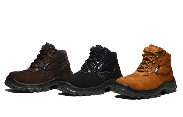 Botina De Segurança Modelo Baf Nobuck Bico Pvc Bracol - Bota de Segurança -  Magazine Luiza