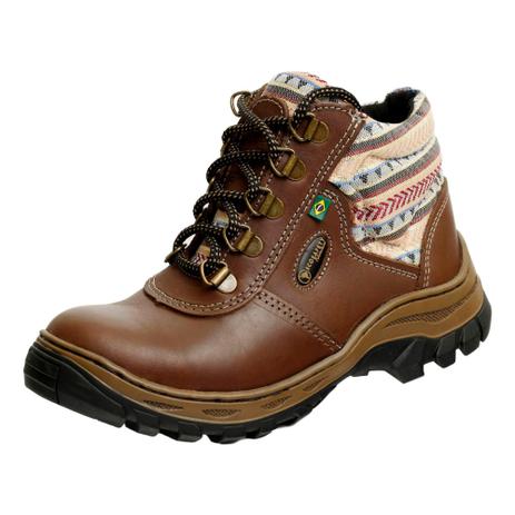Botina Ecosafety Adventure biqueira de PVC FEMININA Estampa Listrada - Bota de Segurança - Magazine Luiza