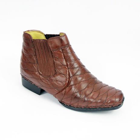 botina feminina escamada