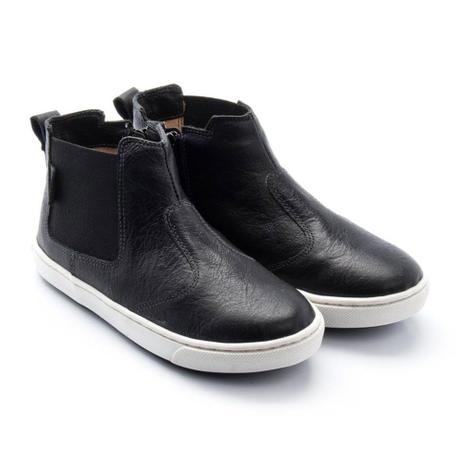 Botina Infantil em Couro Gambo Masculina BT55108-PTO Menor preço em Botina Infantil em Couro Gambo Masculina BT55108-PTO