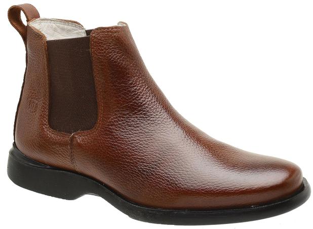 botina masculina caramelo