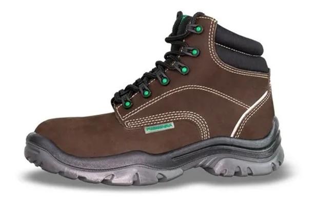 Botina Nobuck Fujiwara Marrom CA 43698 - Bota de Segurança - Magazine Luiza