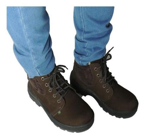 Botina Segurança de Amarrar Adventure Nobuck Ecosafety Bico de PVC -  CA40677 *COMPRE UM NUMERO MAIOR - ECOSAFETY *COMPRE NÚMERO MAIOR - Sapato  de Segurança - Magazine Luiza