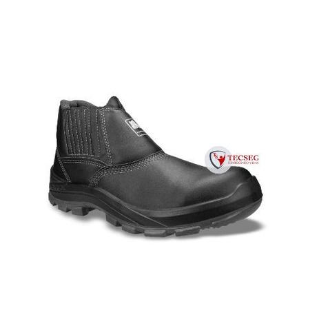 Botina Segurança Elástico Eletricista Microfibra Bico Composite Preta  BELM1600 CA 38530 - Bracol - Sapato de Segurança - Magazine Luiza