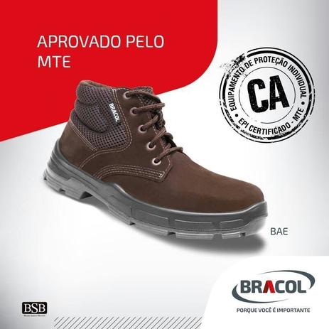 Botina segurança nobuck bracol bae - 42 - Bota de Segurança - Magazine Luiza