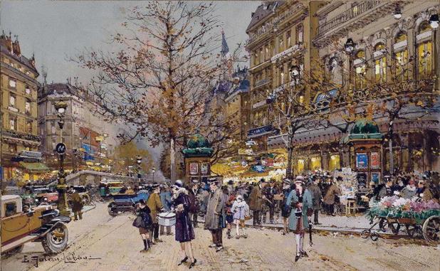 Boulevar Bonne-Nouvelle - Eugène Galien - Tela 60x97 Para Quadro - Santhatela é ruim? Boulevar Bonne-Nouvelle - Eugène Galien - Tela 60x97 Para Quadro - Santhatela é boa?
