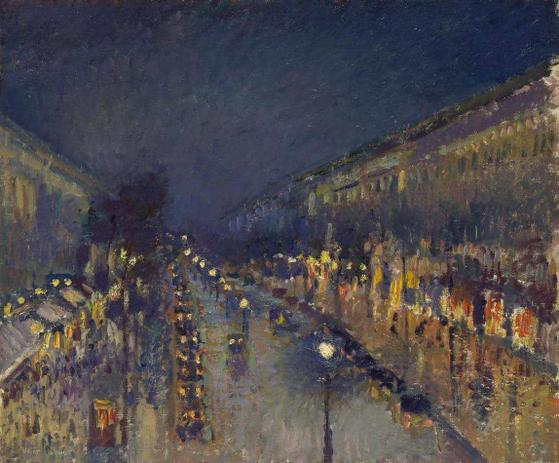 Boulevard Montmartre à Noite - Camille Pissarro - Tela 60x72 Para Quadro - Santhatela é boa?