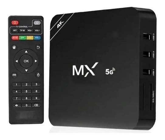 box aparelho conversor transforma tv comum em smart 4k 4 GB de ram 64 GB armazenamento android 10.1 - Mx Menor preço em box aparelho conversor transforma tv comum em smart 4k 4 GB de ram 64 GB armazenamento android 10.1 - Mx