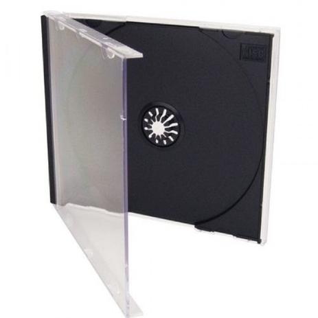 Box Cd Acrílico Preto - 5 Unidades - Levox Menor preço em Box Cd Acrílico Preto - 5 Unidades - Levox