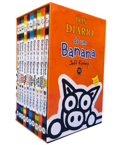 Box diario de um banana - 10 volumes Menor preço em Box diario de um banana - 10 volumes