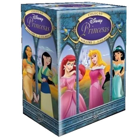 Box Dvd - Coleção Princesas Disney - Vol 2 - Walt disney Menor preço em Box Dvd - Coleção Princesas Disney - Vol 2 - Walt disney