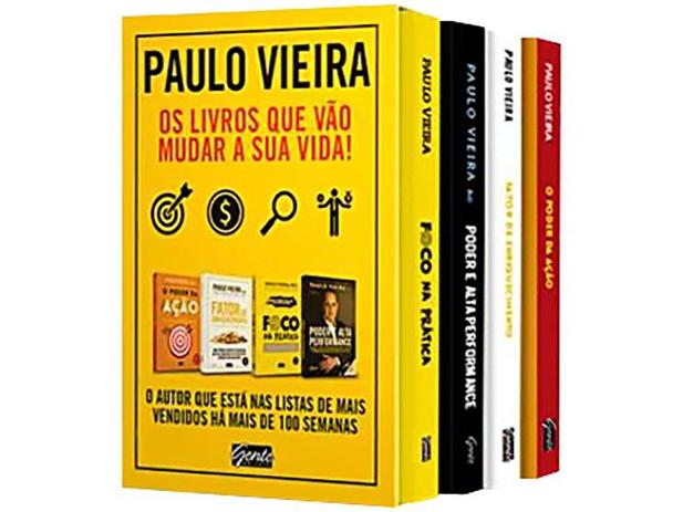 Box Livros Paulo Vieira Vol. 1 - Os Livros Que Vão Mudar a Sua Vida