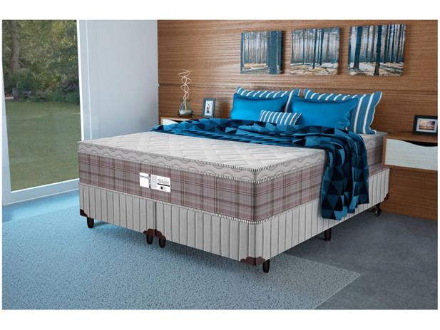Box para Colchão King Size ProDormir Bipartido - 26cm de Altura Suede Silver Menor preço em Box para Colchão King Size ProDormir Bipartido - 26cm de Altura Suede Silver