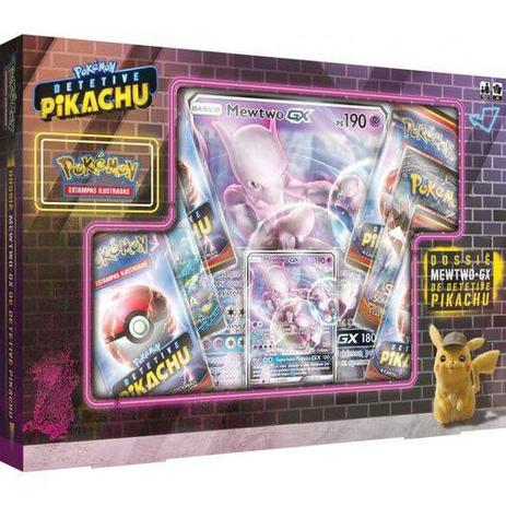 Menor preço em Box Pokemon Coleção Especial Filme Detetive Pikachu Mewtwo Gx - Copag - Pokemon tcg