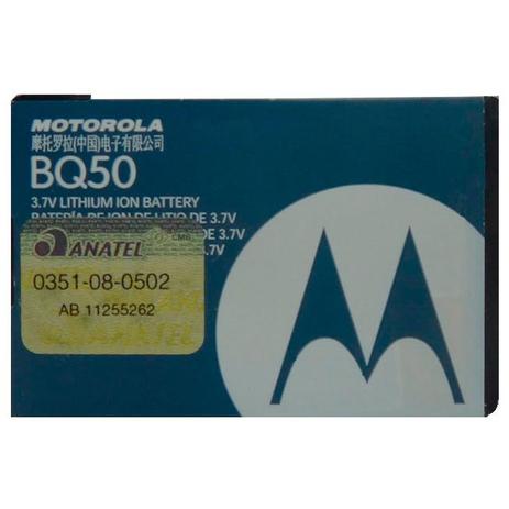 BQ50 Bateria Motorola Original Menor preço em BQ50 Bateria Motorola Original