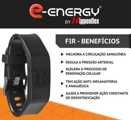 Bracelete fir power nipponflex e-energy original - E-energy by nipponflex Menor preço em Bracelete fir power nipponflex e-energy original - E-energy by nipponflex