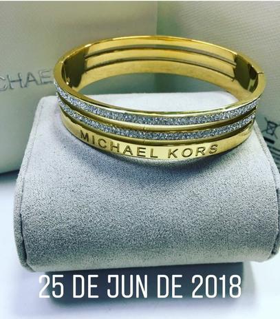 Bracelete Michael Kors Feminino Pulseiras Mk 5526 Menor preço em Bracelete Michael Kors Feminino Pulseiras Mk 5526