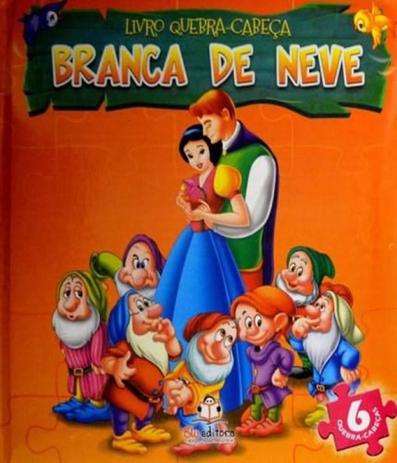 Branca de neve - livro quebra-cabeca - BLU EDITORA Menor preço em Branca de neve - livro quebra-cabeca - BLU EDITORA