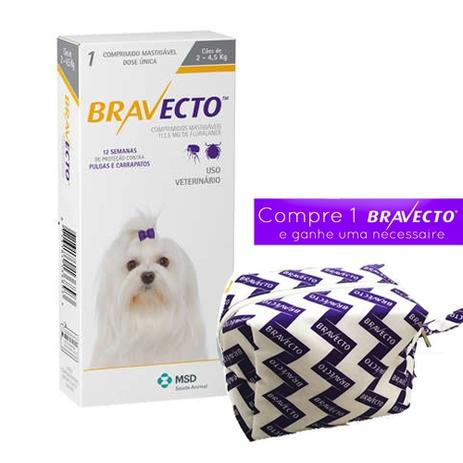 Bravecto Anti Pulgas e Carrapatos 2 a 4,5 kg - Msd é boa?