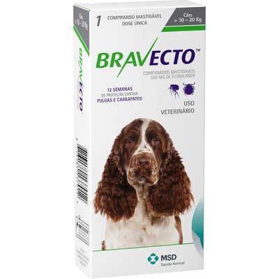 BRAVECTO Antipulgas e Carrapatos MSD para Cães de 10 a 20 Kg é boa?