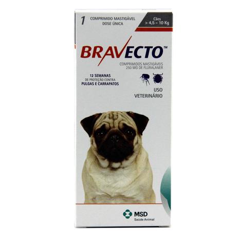 Bravecto Cães 4,5 a 10kg 250mg MSD Antipulgas e Carrapatos é boa?