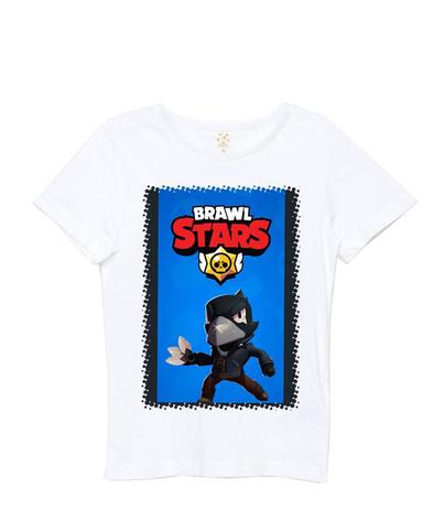 Brawl Stars Camiseta Infantil Cor Branca Game Eb Camiseta Infantil Magazine Luiza - camiseta brawl stars infantil