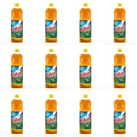 Brilhante Pinho Desinfetante 1 L (Kit C/12) Menor preço em Brilhante Pinho Desinfetante 1 L (Kit C/12)