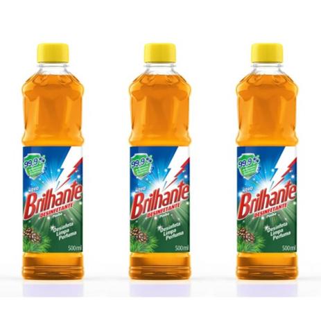 Brilhante Pinho Desinfetante 500ml (Kit C/03) é ruim? Brilhante Pinho Desinfetante 500ml (Kit C/03) é boa?