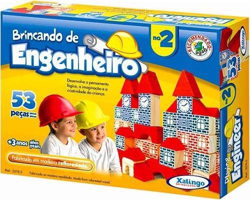 Brincando de Engenheiro no 2 Xalingo Brinquedos Menor preço em Brincando de Engenheiro no 2 Xalingo Brinquedos