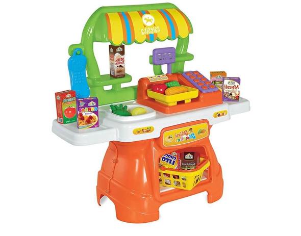 Brincando De Profissões Mini Market Calesita Menor preço em Brincando De Profissões Mini Market Calesita